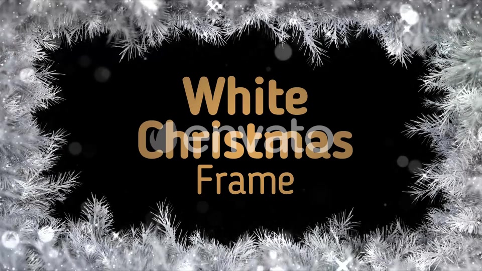 White Christmas Frame Videohive 23026871 Motion Graphics Image 3