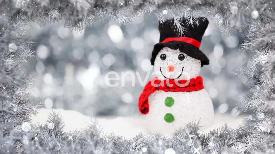 White Christmas Frame Videohive 23026871 Motion Graphics Image 4