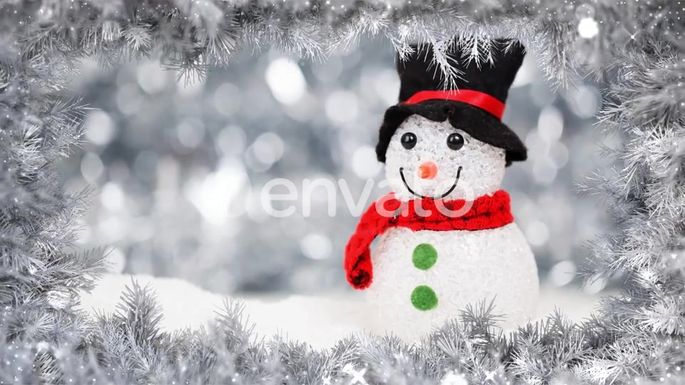 White Christmas Frame Videohive 23026871 Motion Graphics Image 5
