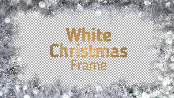 White Christmas Frame - Videohive 23026871 Download