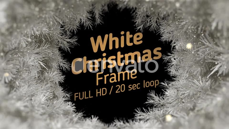 White Christmas Frame Videohive 22964160 Motion Graphics Image 2