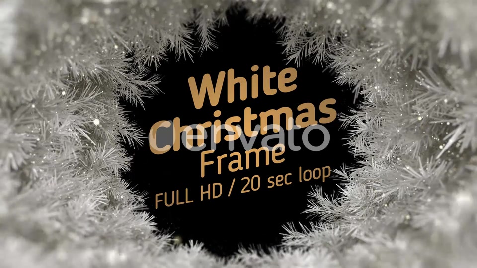 White Christmas Frame Videohive 22964160 Motion Graphics Image 3