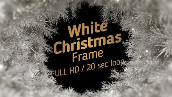 White Christmas Frame - Videohive Download 22964160