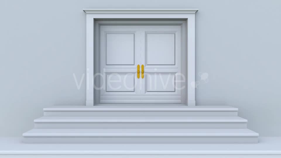 White Door Opening 2 Videohive 16700151 Motion Graphics Image 1