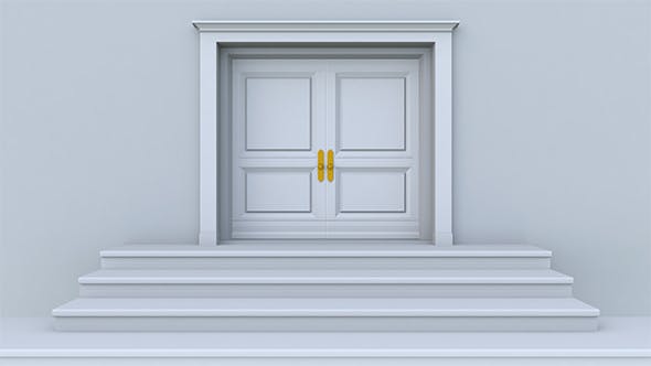 White Door Opening 2 - Videohive 16700151 Download