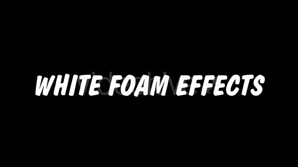 White Foam Effects Videohive 21090172 Motion Graphics Image 1