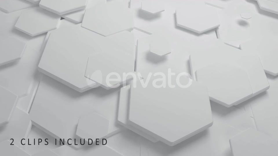 White Hexagons Videohive 22689933 Motion Graphics Image 10