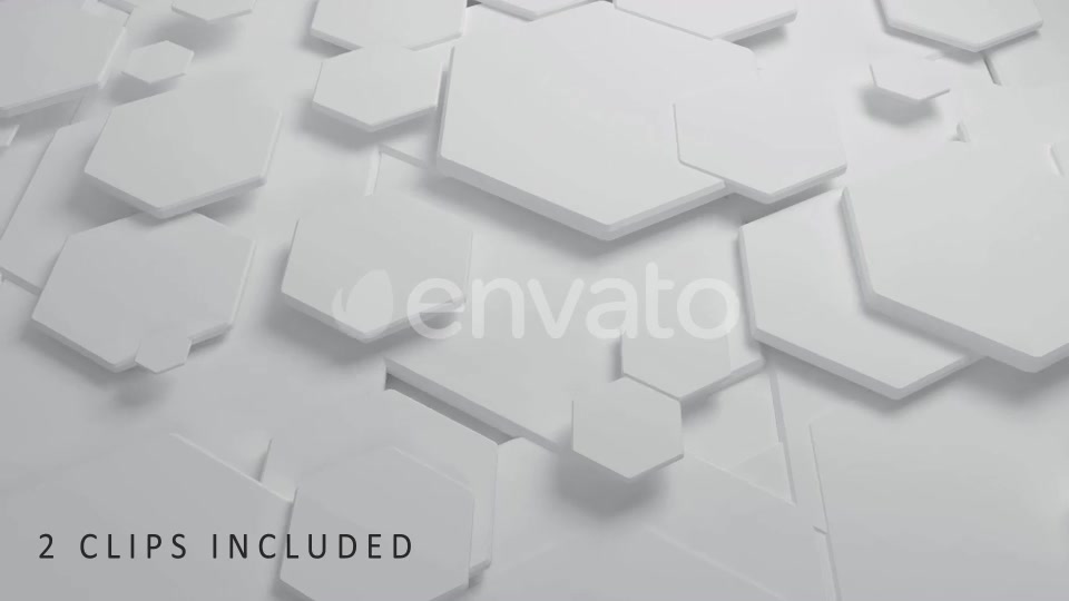 White Hexagons Videohive 22689933 Motion Graphics Image 12
