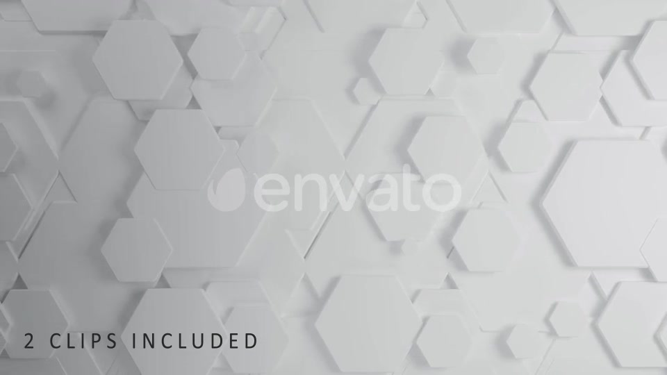 White Hexagons Videohive 22689933 Motion Graphics Image 5