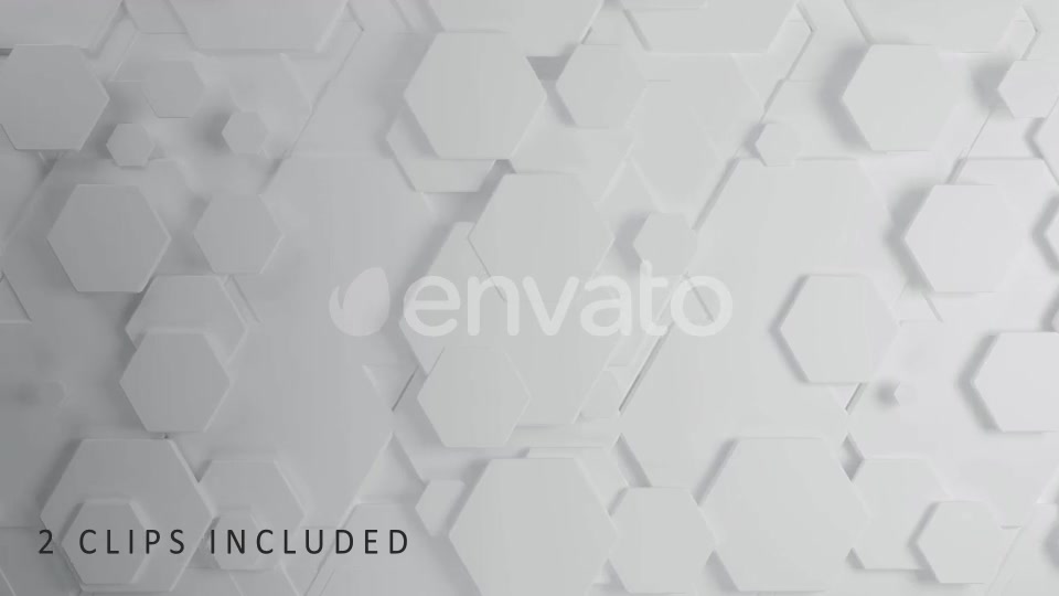 White Hexagons Videohive 22689933 Motion Graphics Image 7