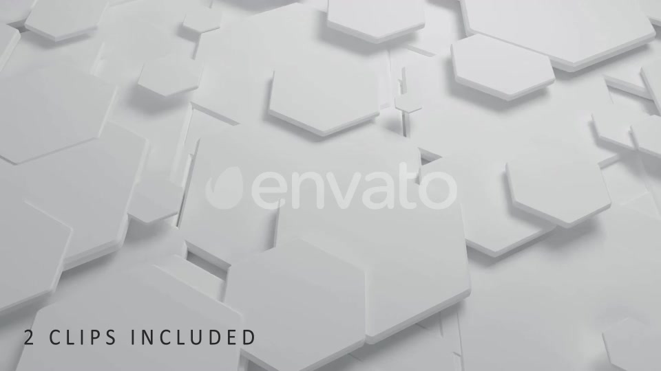 White Hexagons Videohive 22689933 Motion Graphics Image 8