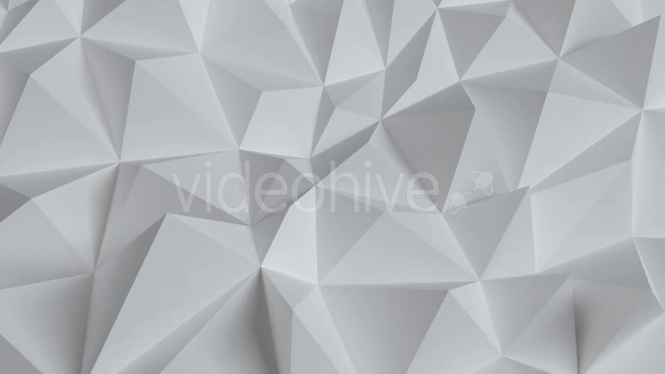 White Low Poly Background Videohive 11042417 Motion Graphics Image 1