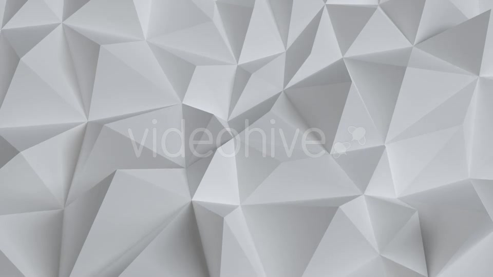 White Low Poly Background Videohive 11042417 Motion Graphics Image 2