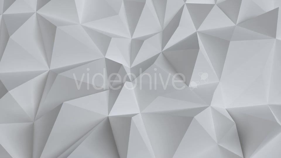 White Low Poly Background Videohive 11042417 Motion Graphics Image 3
