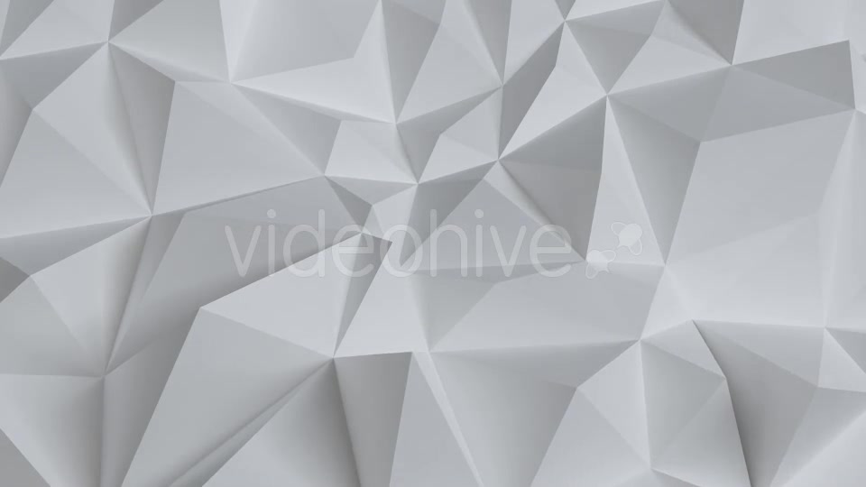 White Low Poly Background Videohive 11042417 Motion Graphics Image 5