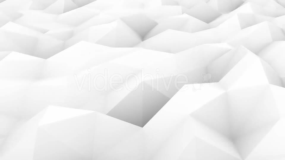 White Low Poly Background Videohive 19712505 Motion Graphics Image 1
