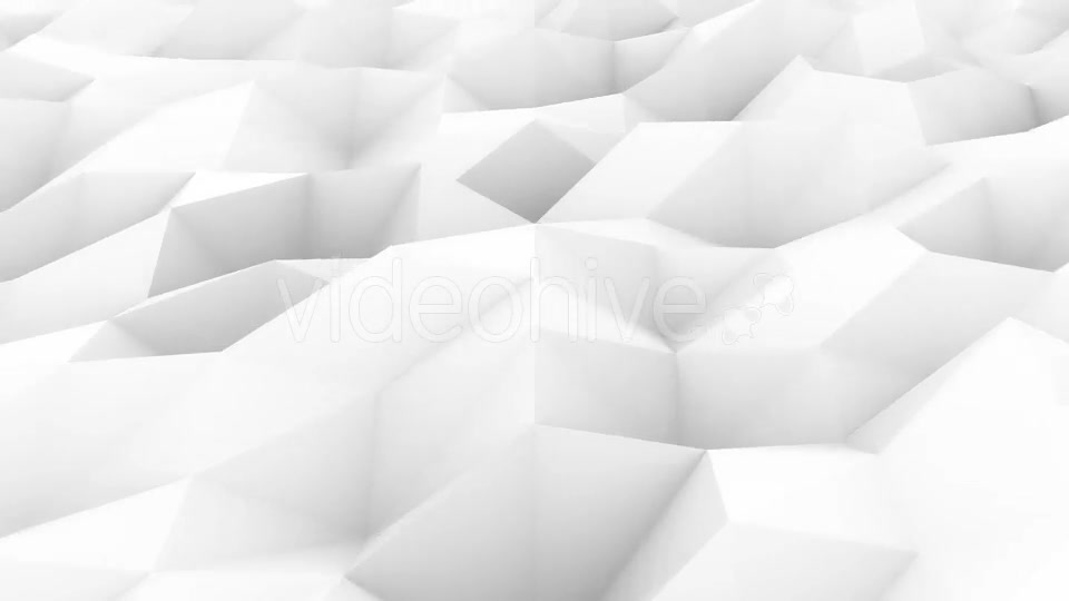 White Low Poly Background Videohive 19712505 Motion Graphics Image 2