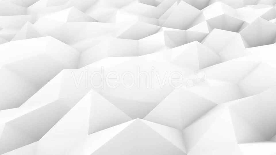 White Low Poly Background Videohive 19712505 Motion Graphics Image 3