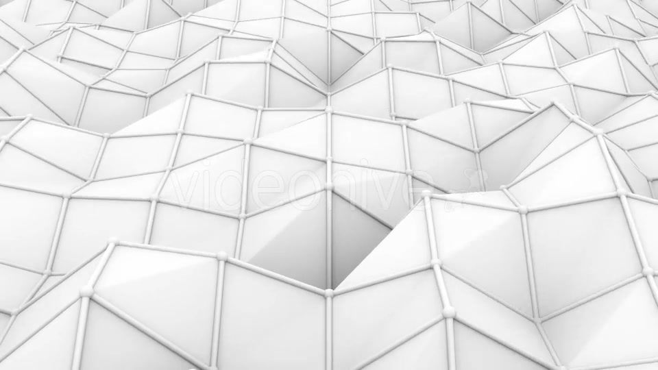 White Low Poly Background Videohive 19712505 Motion Graphics Image 6