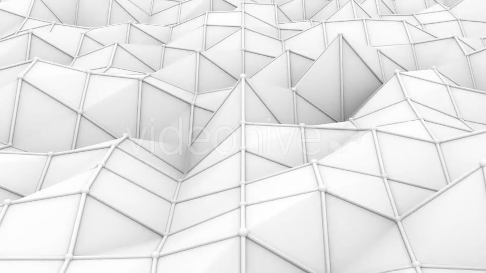 White Low Poly Background Videohive 19712505 Motion Graphics Image 9