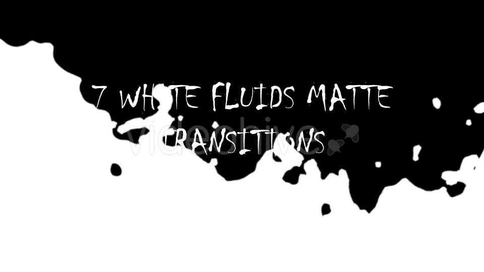 White Matte Fluids Transitions Videohive 18009334 Motion Graphics Image 10