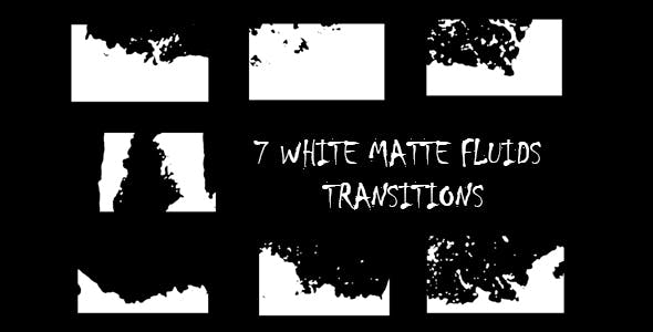 White Matte Fluids Transitions - 18009334 Videohive Download