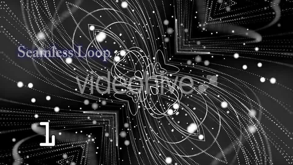 White Neon Pattern of Lines and Particles 4 in 1 Videohive 20005762 Motion Graphics Image 1