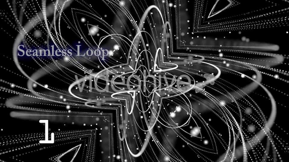 White Neon Pattern of Lines and Particles 4 in 1 Videohive 20005762 Motion Graphics Image 3