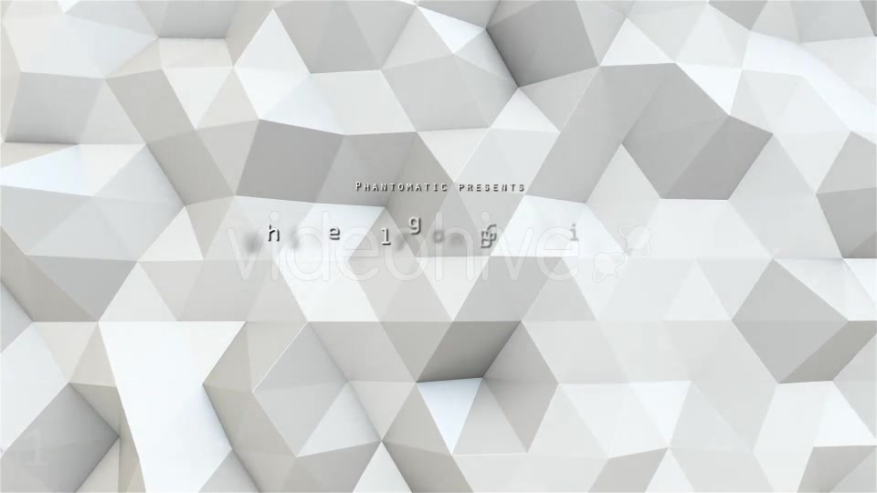 White Polygons Motion Videohive 21133649 Motion Graphics Image 3