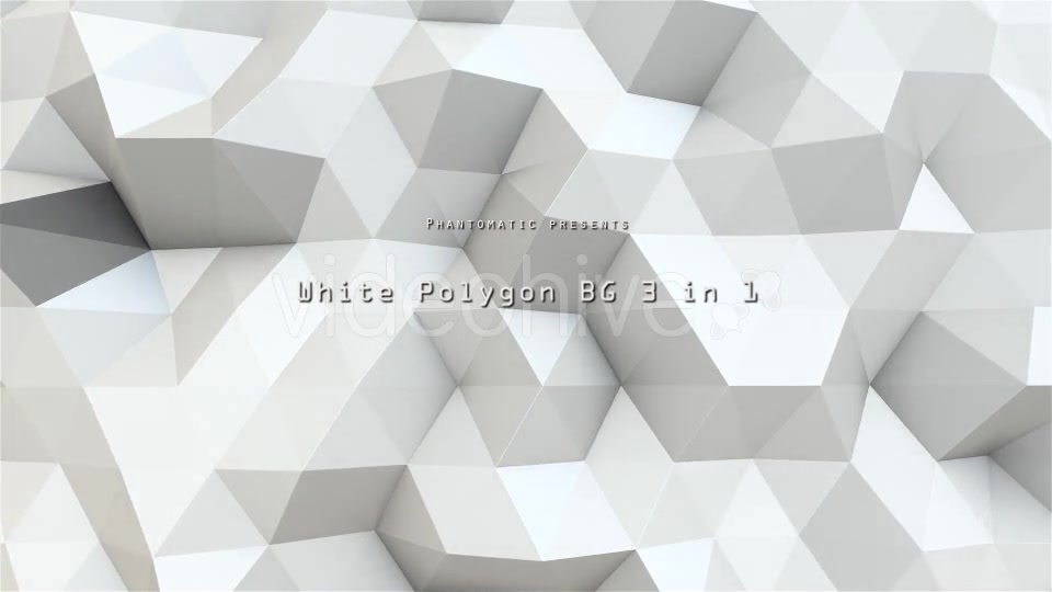 White Polygons Motion Videohive 21133649 Motion Graphics Image 4