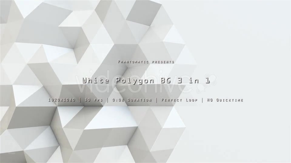 White Polygons Motion Videohive 21133649 Motion Graphics Image 6