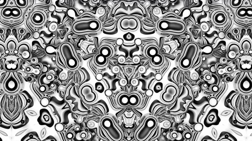 White Retro Kaleidoscope Videohive 22727796 Motion Graphics Image 4