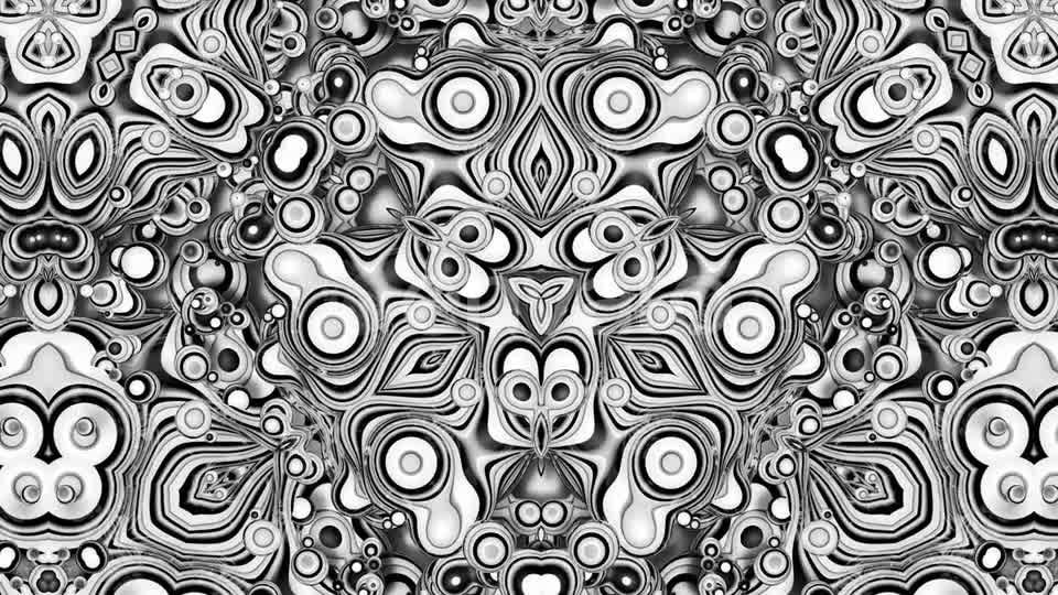 White Retro Kaleidoscope Videohive 22727796 Motion Graphics Image 8