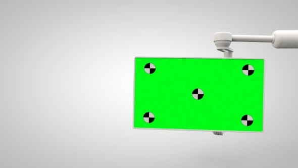 White Robotic Arm Hold and Moving Green Screen - Download Videohive 20946143