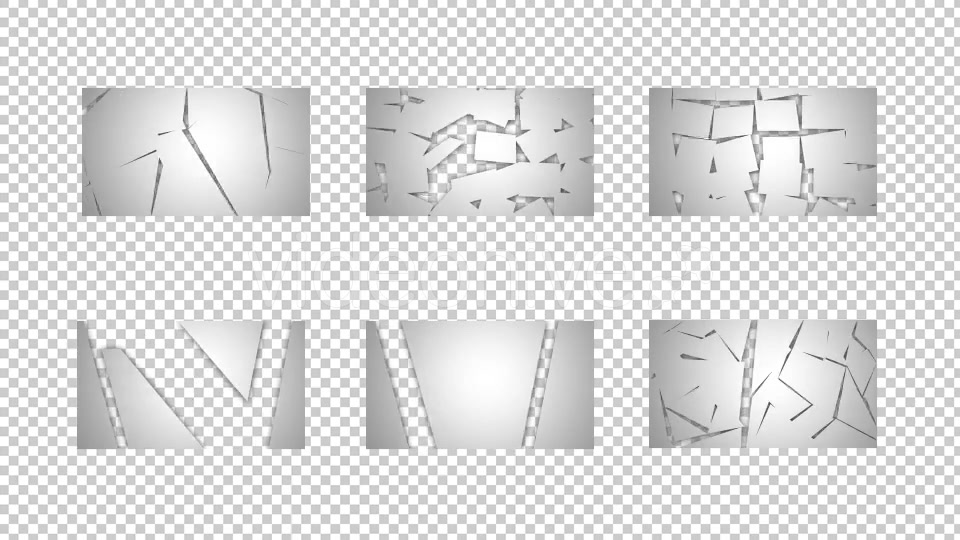 White Shapes Matte Transitions Videohive 21237484 Motion Graphics Image 10