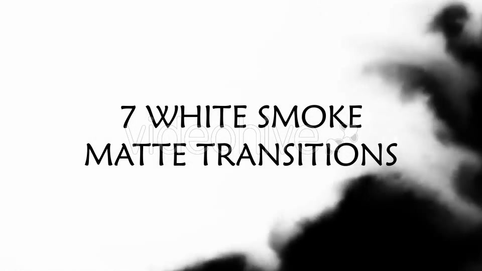 White Smoke Matte Transitions Videohive 17694762 Motion Graphics Image 10