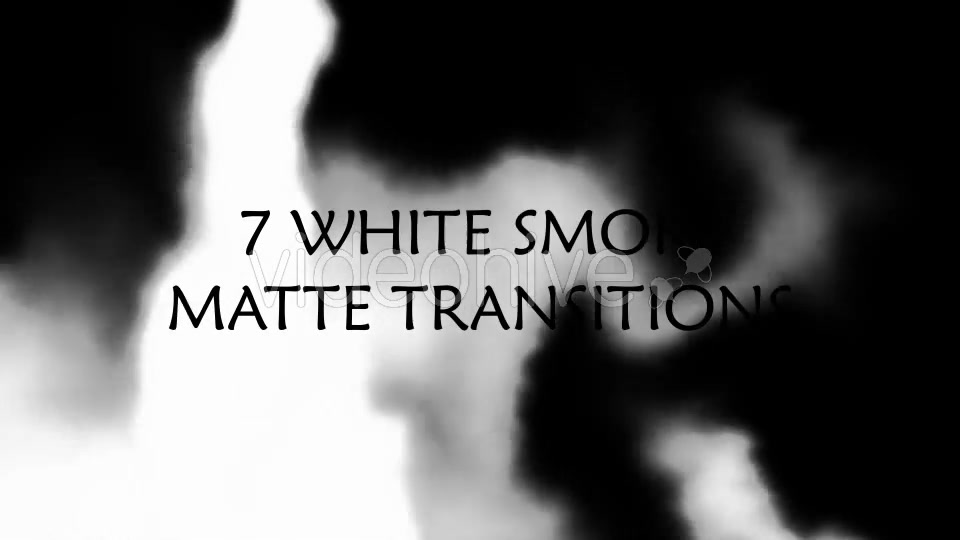White Smoke Matte Transitions Videohive 17694762 Motion Graphics Image 5