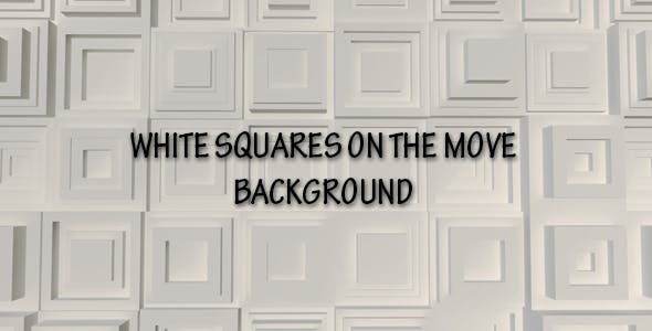 White Squares On The Move Background - 17689780 Videohive Download