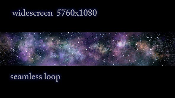 Wide screen Cosmic Nebula - Videohive 21225799 Download