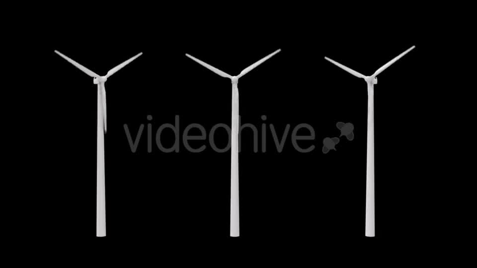 Wind Power Plant with an Alpha Channel Videohive 19291970 Motion Graphics Image 1