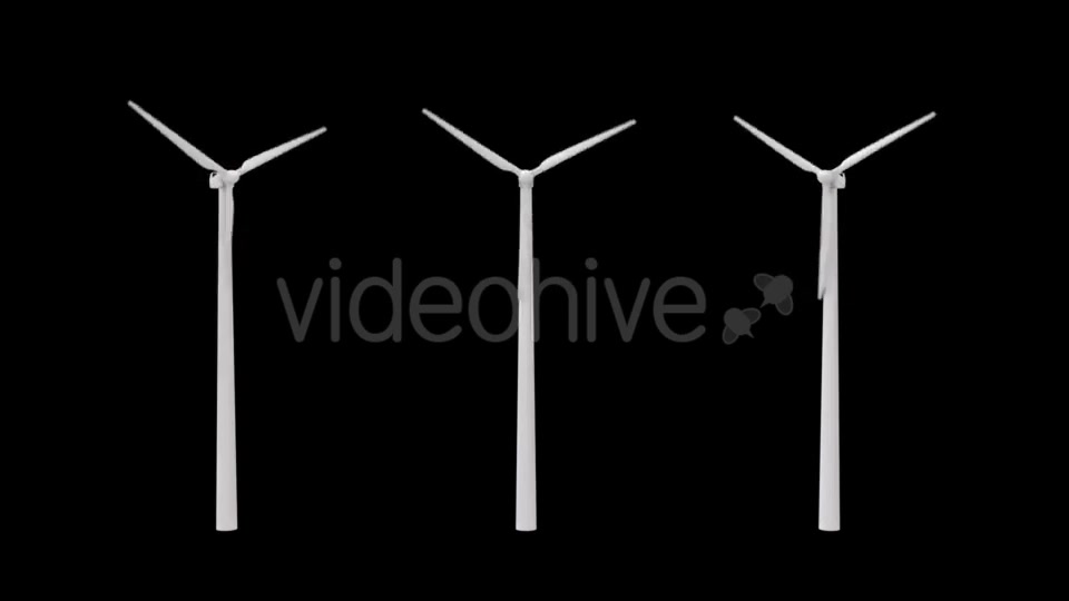 Wind Power Plant with an Alpha Channel Videohive 19291970 Motion Graphics Image 10