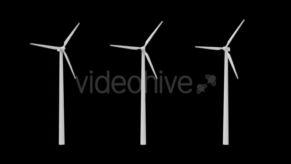 Wind Power Plant with an Alpha Channel Videohive 19291970 Motion Graphics Image 11