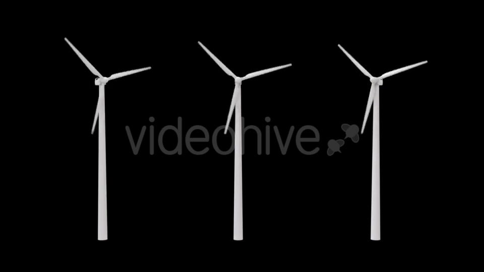 Wind Power Plant with an Alpha Channel Videohive 19291970 Motion Graphics Image 5