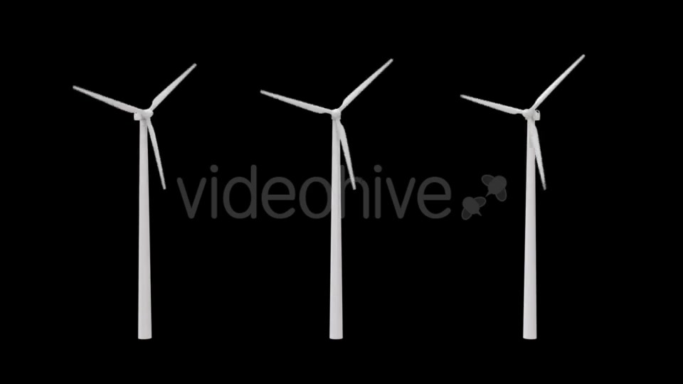 Wind Power Plant with an Alpha Channel Videohive 19291970 Motion Graphics Image 6