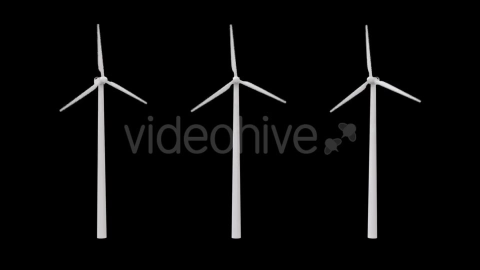 Wind Power Plant with an Alpha Channel Videohive 19291970 Motion Graphics Image 8