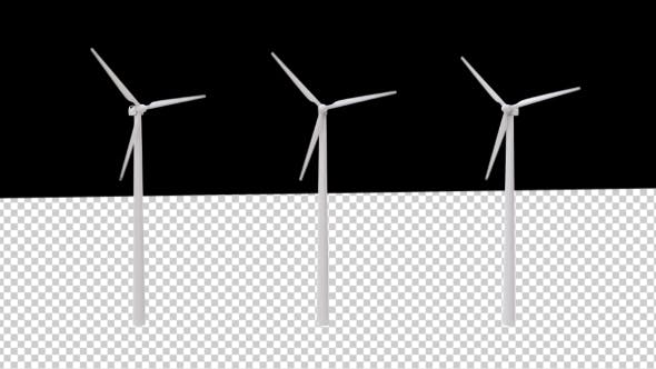 Wind Power Plant with an Alpha Channel - 19291970 Download Videohive