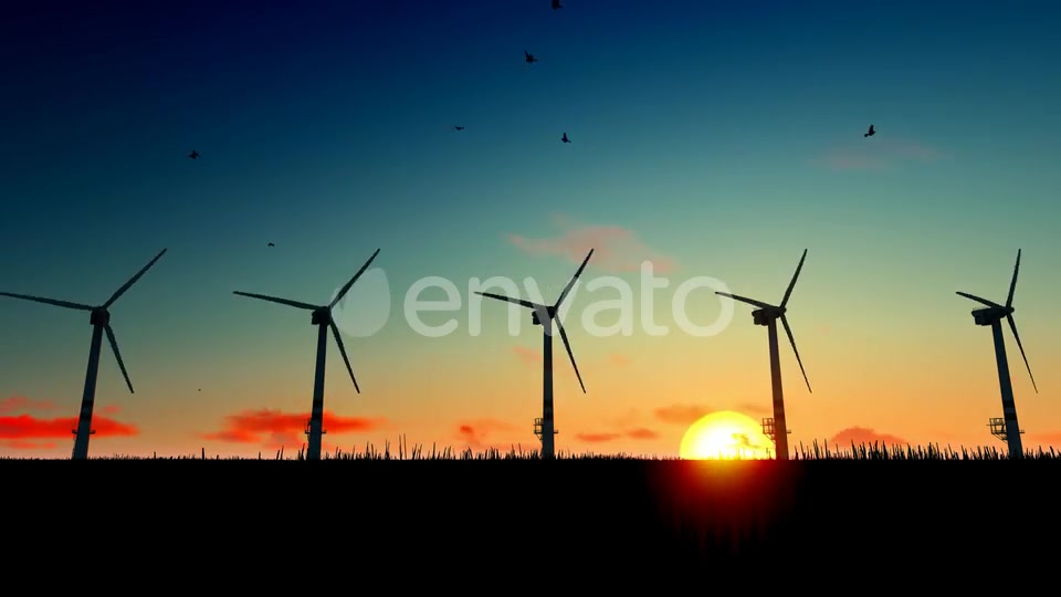 Windmill On The Field Videohive 22577653 Motion Graphics Image 4
