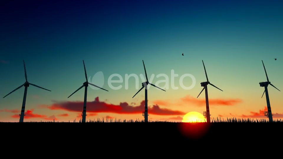 Windmill On The Field Videohive 22577653 Motion Graphics Image 7