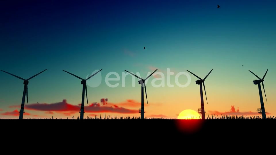 Windmill On The Field Videohive 22577653 Motion Graphics Image 8