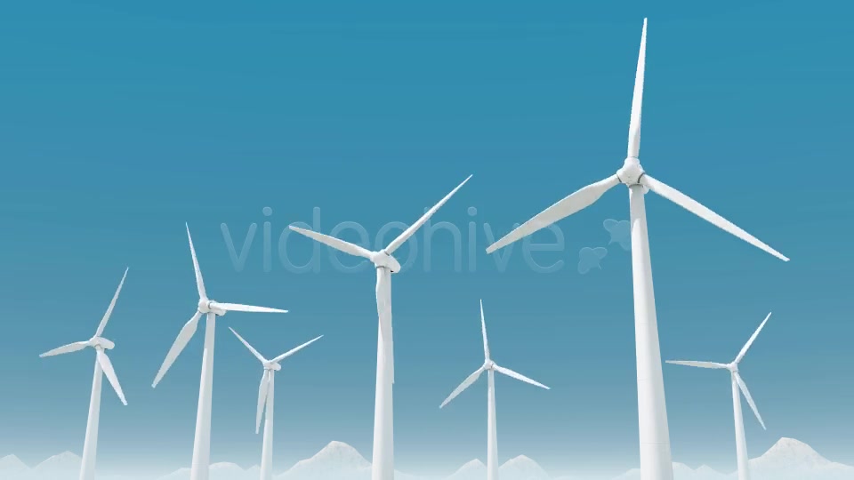 Windmills With Blue Sky Videohive 8176291 Motion Graphics Image 3